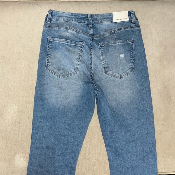 Kendall + Kylie Kontour High Rise Light Wash Jeans - Picture 3 of 6